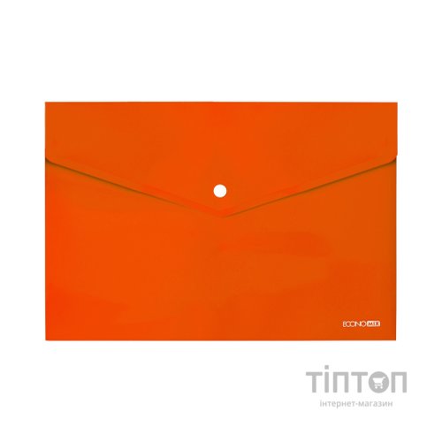 Папка - конверт Economix А4 180 мкм, непрозора помаранчева (E31301-06)