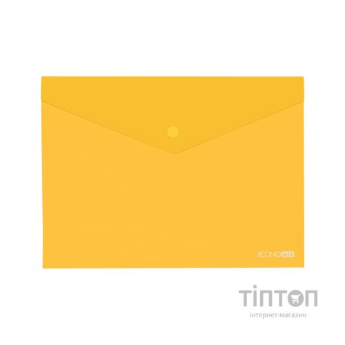 Папка - конверт Economix А5 180 мкм прозора, фактура "глянець", жовта (E31316-05)