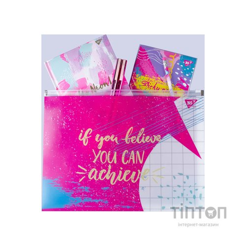 Папка - конверт Yes на блискавцi А4 Hotch Potch (491758)