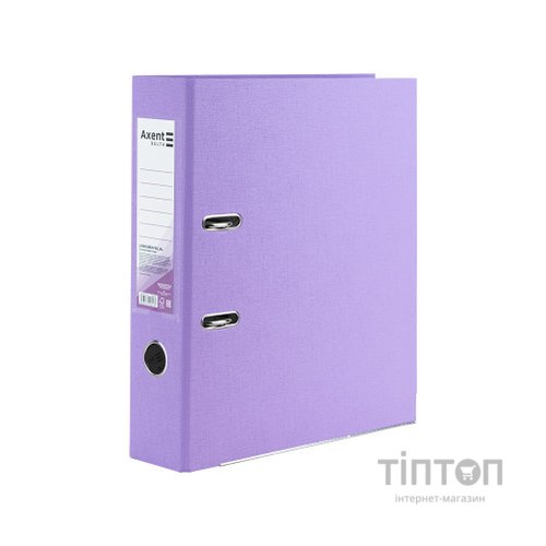 Папка - реєстратор Axent Pastelini А4+ одностороння 7.5 cм Бузкова (D1714-36C)