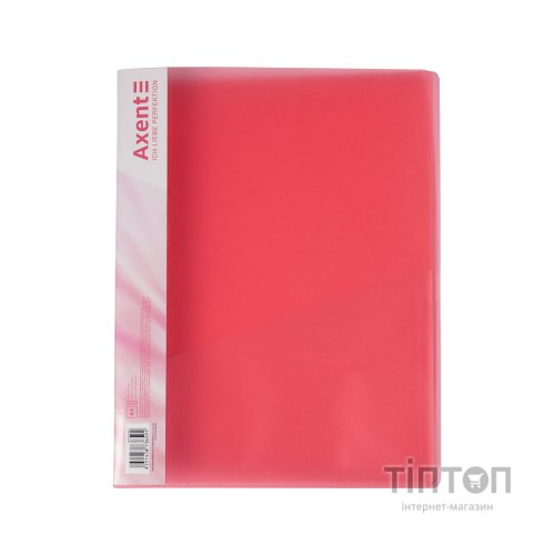 Папка-швидкозшивач Axent A4 700 мкм Прозора червона (1304-24-A)