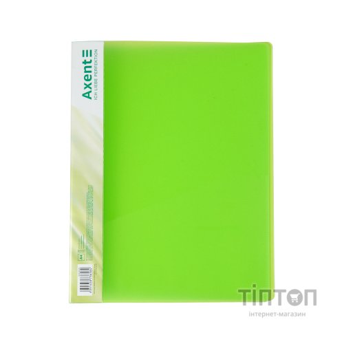 Папка-швидкозшивач Axent A4 700 мкм Прозора зелена (1304-26-A)