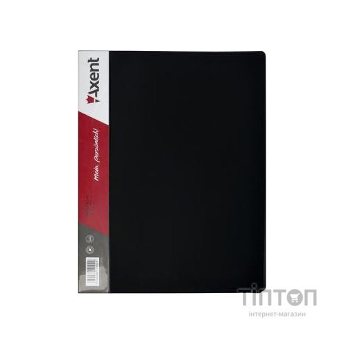 Папка-швидкозшивач Axent А4, black (1304-01-А)