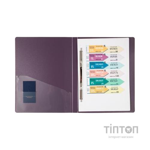 Папка-швидкозшивач Axent А4, до 150 аркушів,поліпропілен, сливов. (1304-11-A)