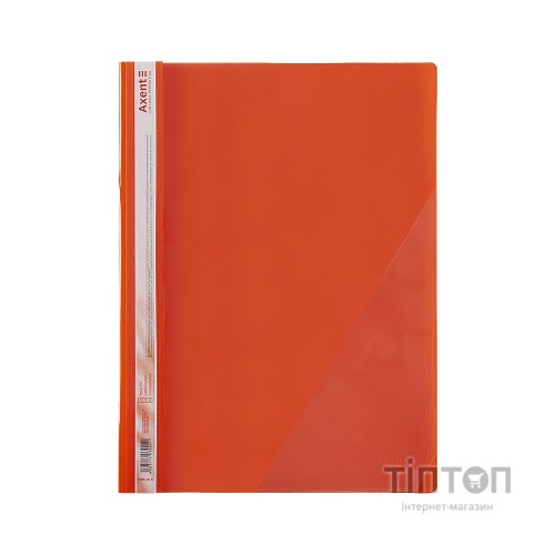 Папка-швидкозшивач Axent А4 з кутовим кишенею, 170/350 мкм червона (1306-24-A)