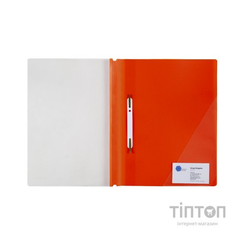 Папка-швидкозшивач Axent А4 з кутовим кишенею, 170/350 мкм червона (1306-24-A)