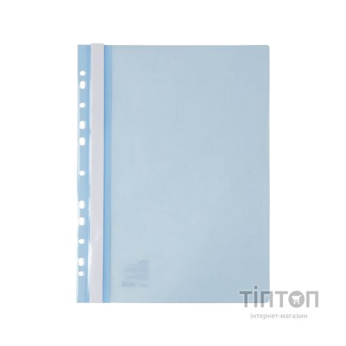 Папка-швидкозшивач Axent А4 з перфорацією 120/150 мкм Світло-блакитна (1318-07-A)
