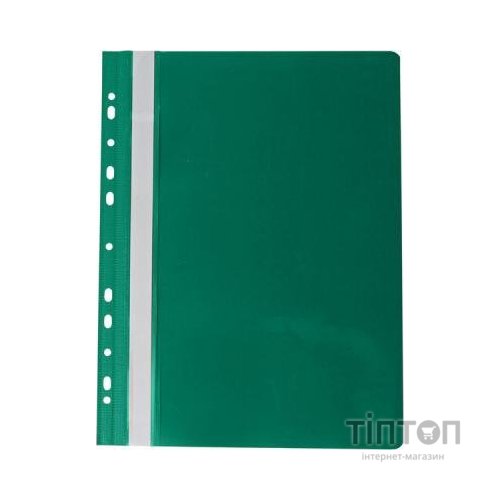 Папка-швидкозшивач Buromax A4 , perforated, PVC, green/ PROFESSIONAL (BM.3331-04)