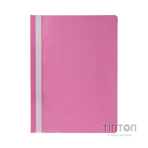 Папка-швидкозшивач Buromax з прозорим верхом A4 Рожевий (BM.3313-10)