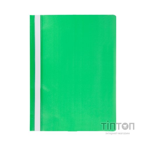 Папка-швидкозшивач Buromax з прозорим верхом A4 Зелений (BM.3313-04)