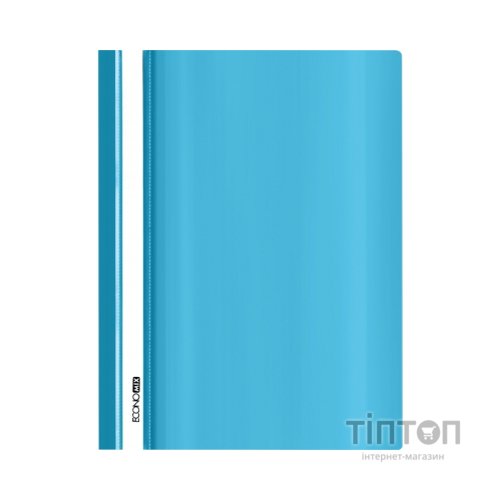 Папка-швидкозшивач Economix А4 без перфорації, фактура "глянець", бірюзова (E31511-21)