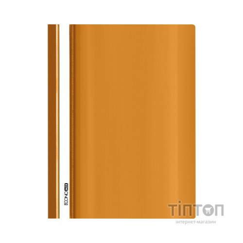 Папка-швидкозшивач Economix А4 без перфорації, фактура "глянець", помаранчева (E31511-06)