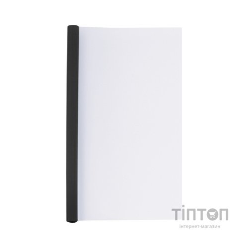 Папка-швидкозшивач Economix А4 з планкою-затиском 10 мм (2-65 аркушів), чорна (E31205-01)