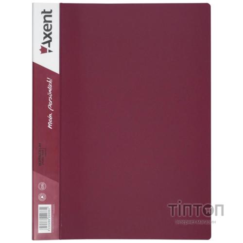 Папка з файлами Axent 30 sheet protectors, burgundy (1030-04-А)
