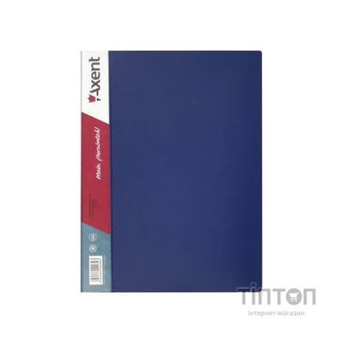 Папка з файлами Axent 40 sheet protectors, blue (1040-02-А)