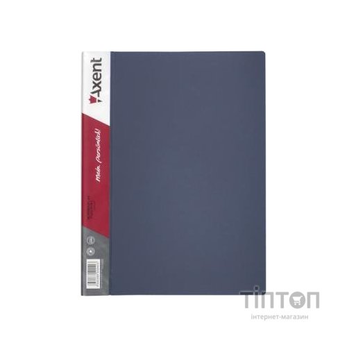 Папка з файлами Axent 40 sheet protectors, gray (1040-03-А)