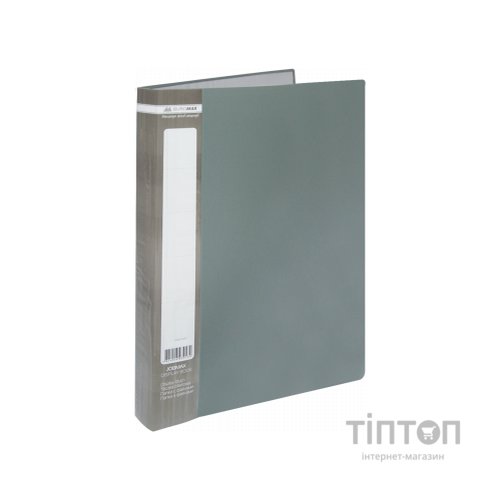 Папка з файлами Buromax Jobmax 10 sheets A4, gray (BM.3600-09)
