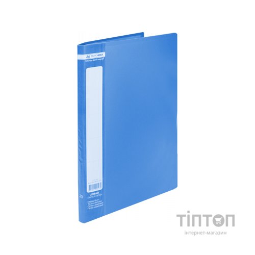 Папка з файлами Buromax Jobmax 20 sheets A4, blue (BM.3605-02)