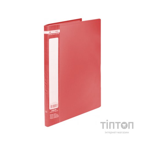 Папка з файлами Buromax Jobmax 20 sheets A4, red (BM.3605-05)