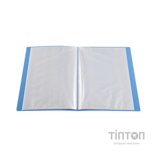 Папка з файлами Comix А4, з 40 файлами, синій (FOLD-COM-PF40AK-BL)