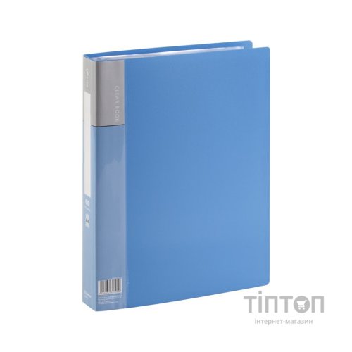 Папка з файлами Comix А4, з 60 файлами, синій (FOLD-COM-PF60AK-BL)