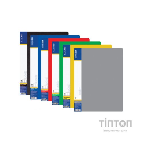 Папка з файлами Economix А4 з 10 файлами, асорті (E37601)