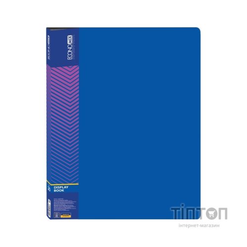 Папка з файлами Economix А4 з 30 файлами, синя (E30603-02)