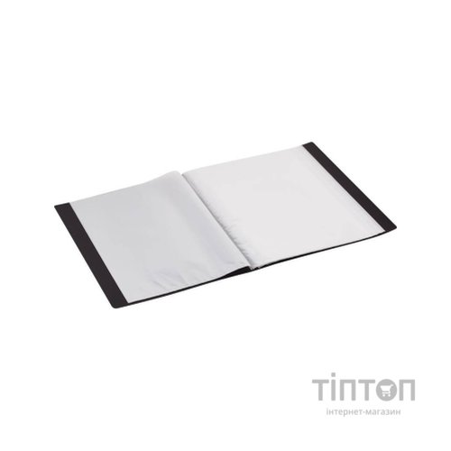 Папка з файлами Economix А4 з 40 файлами, чорна (E30604-01)