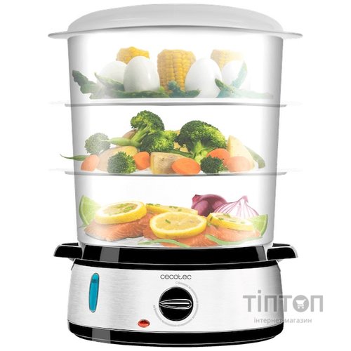 Пароварка Cecotec Vapovita 3000 Inox CCTC-04109 (8435484041096)