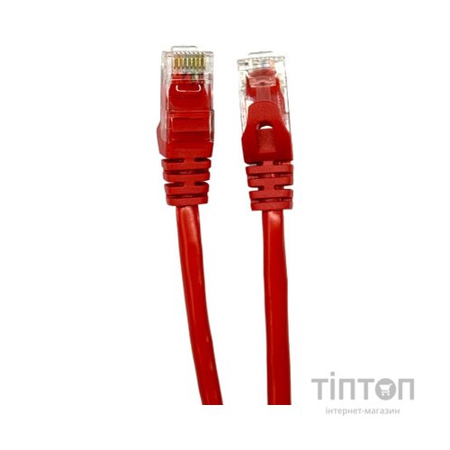 Патч-корд 0,25м UTP cat.5e, CCA, 24AWG, red GEAR (GPC-UTPCCARJ45-0.25R)