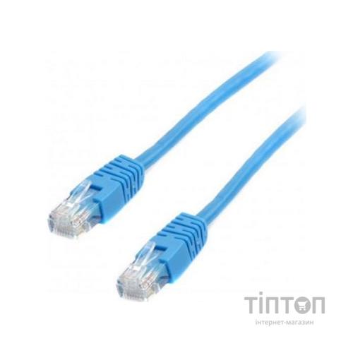 Патч-корд 0.25м UTP cat 6 CCA blue Cablexpert (PP6U-0.25M/B)
