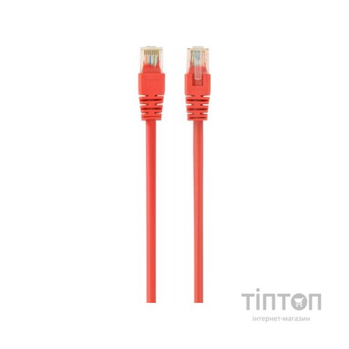 Патч-корд 0.25м UTP cat 6 CCA red Cablexpert (PP6U-0.25M/R)