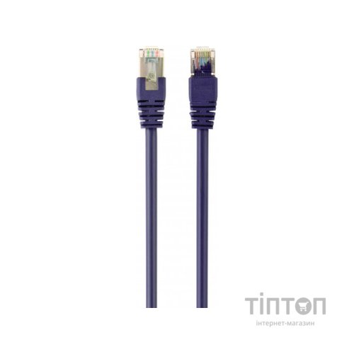 Патч-корд 0.5м FTP cat 6 CCA violet Cablexpert (PP6-0.5M/V)