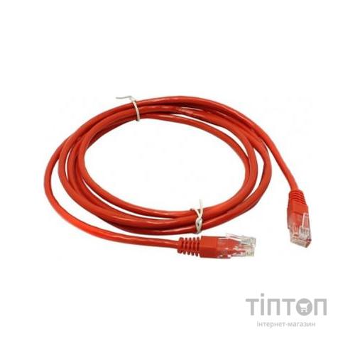 Патч-корд 0.5м, UTP, cat.5e, CU, 24AWG, red Kingda (KD-PAUT3050RD)