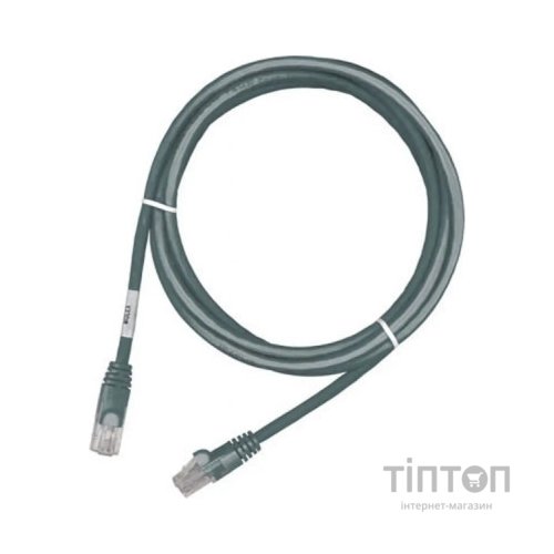 Патч-корд 0.5м, UTP, cat.5e, LSZH, gray Molex (PCD-01000-0E)