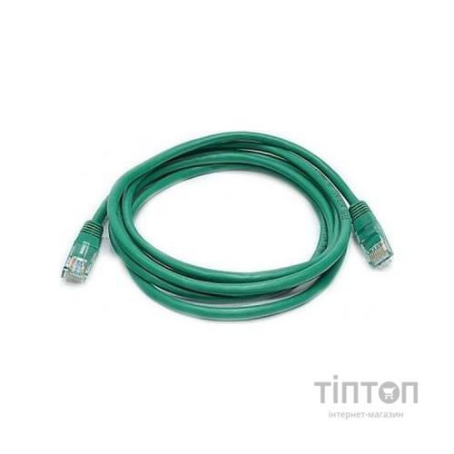 Патч-корд 0.5м, UTP, cat.5e, LSZH, green Molex (PCD-01000-0J)