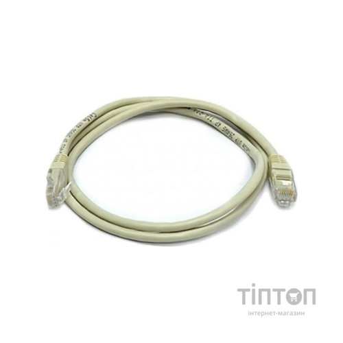 Патч-корд 0.5м, UTP, cat.6, CU, 24AWG, grey Kingda (KD-PAUT6050GY)