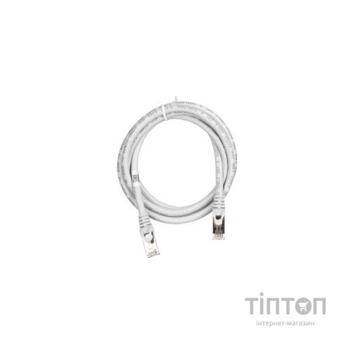 Патч-корд 1.50м S/FTP Cat 6 CU PVC 26AWG 7/0.16 grey 2E (2E-PC6SFTPCOP-150GRY)