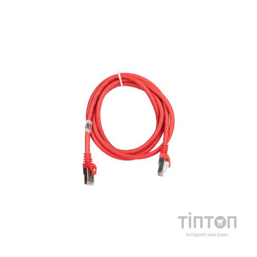 Патч-корд 1.50м S/FTP Cat 6 CU PVC 26AWG 7/0.16 red 2E (2E-PC6SFTPCOP-150RD)