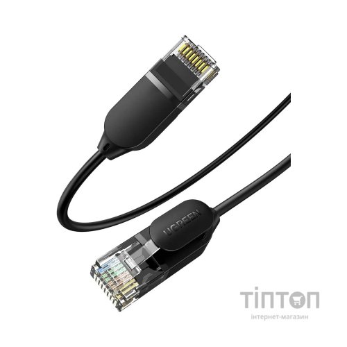 Патч-корд 1.5м, UTP cat 6 RJ-45 COPPER black Ugreen (U_70333)