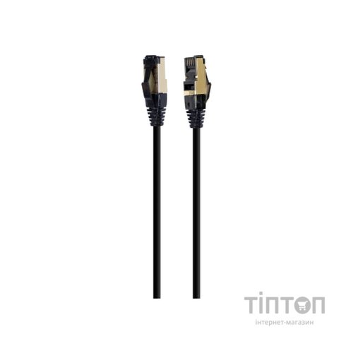 Патч-корд 10м, S/FTP, cat 8, литий, 50u", CU, AWG 27, LSZH, black Cablexpert (PP8-LSZHCU-BK-10M)
