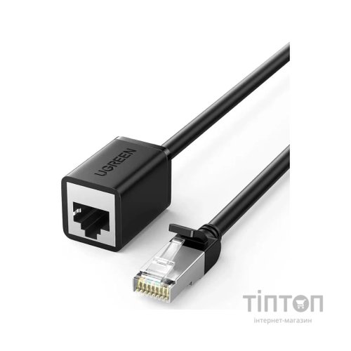 Патч-корд 1м, F/UTP cat 6 RJ-45 extension black Ugreen (U_11279)