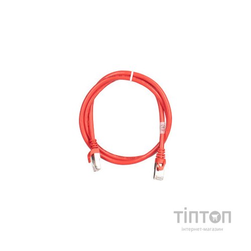 Патч-корд 1м S/FTP Cat 6 CU PVC 26AWG 7/0.16 red 2E (2E-PC6SFTPCOP-100RD)
