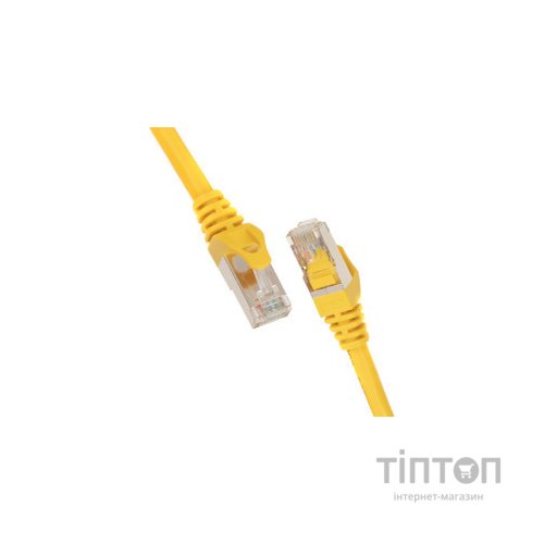 Патч-корд 1м S/FTP Cat 6 CU PVC 26AWG 7/0.16 yellow 2E (2E-PC6SFTPCOP-100YLW)