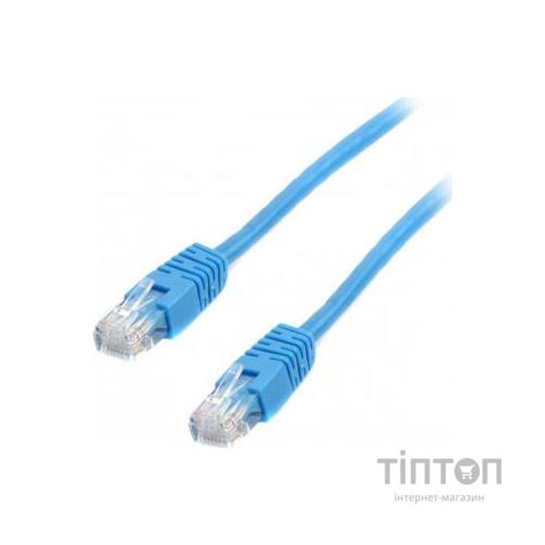 Патч-корд 1м UTP cat 6 CCA blue Cablexpert (PP6U-1M/B)
