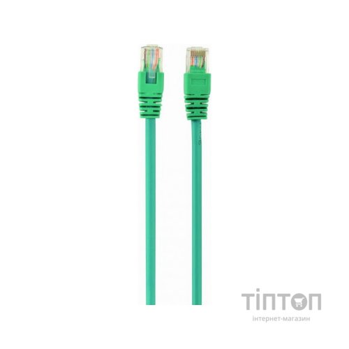 Патч-корд 1м UTP cat 6 CCA green Cablexpert (PP6U-1M/G)