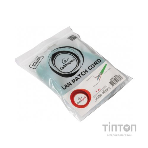Патч-корд 1м UTP cat 6 CCA green Cablexpert (PP6U-1M/G)