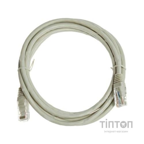 Патч-корд 1м, UTP, cat.6, CU, 24AWG, grey Kingda (KD-PAUT6100GY)
