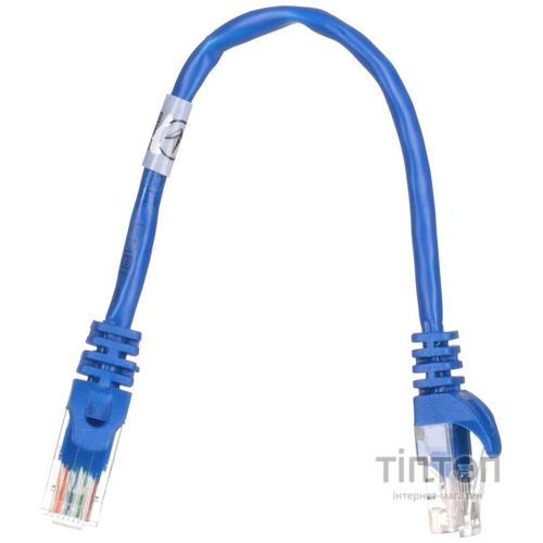 Патч-корд 2E Cat.5e UTP RJ45 0.2m Blue (2E-PC5ECA-020BL)