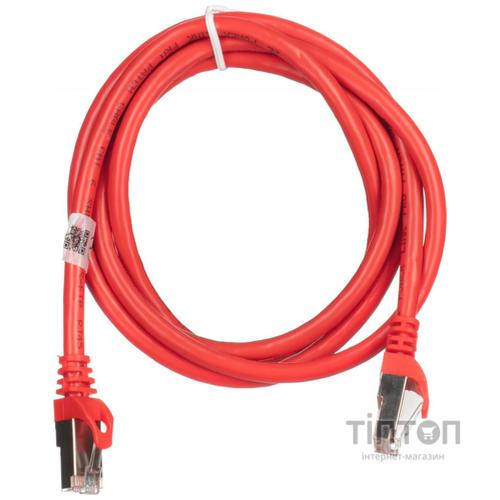Патч-корд 2E Cat 6,S-FTP экран обплетення фольга,RJ45, 4Х2 27AWG ,7/0.14 Cu, 1.50 m, PVC,Red